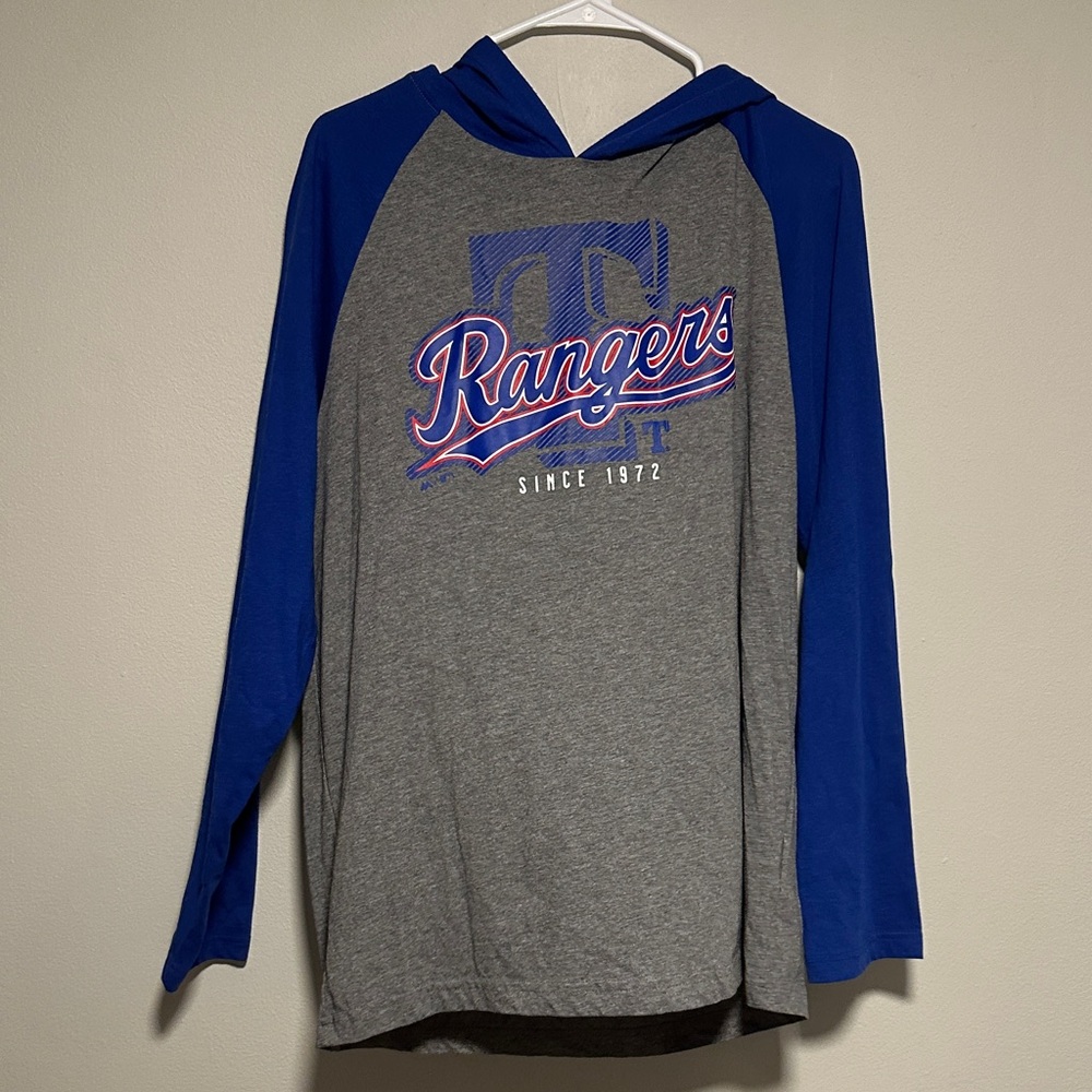 Majestic Blue and Gray Rangers Hoodie